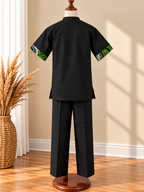 AXIS - Ensemble pantalon enfant, coloris noir, vue de dos