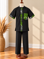 AXIS - Ensemble pantalon enfant, coloris noir, vue de face