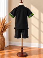 AXIS - Ensemble short enfant, coloris noir, vue de dos